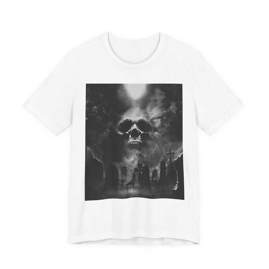 Unisex Jersey Short Sleeve Tee Skull graveyard