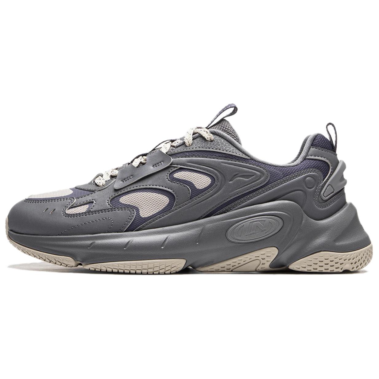

Li-Ning Nebula Comfortable Versatile Wear-Resistant Non-Slip Low-Top Casual Shoes Men Sneakers Gray AGCU169-4 42⅓