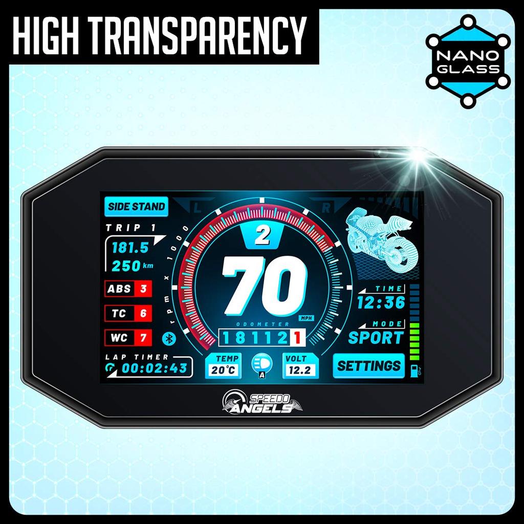 Speedo Angels GSX-S1000GT (2022-) NANO GLASS Dashboard Screen Protector