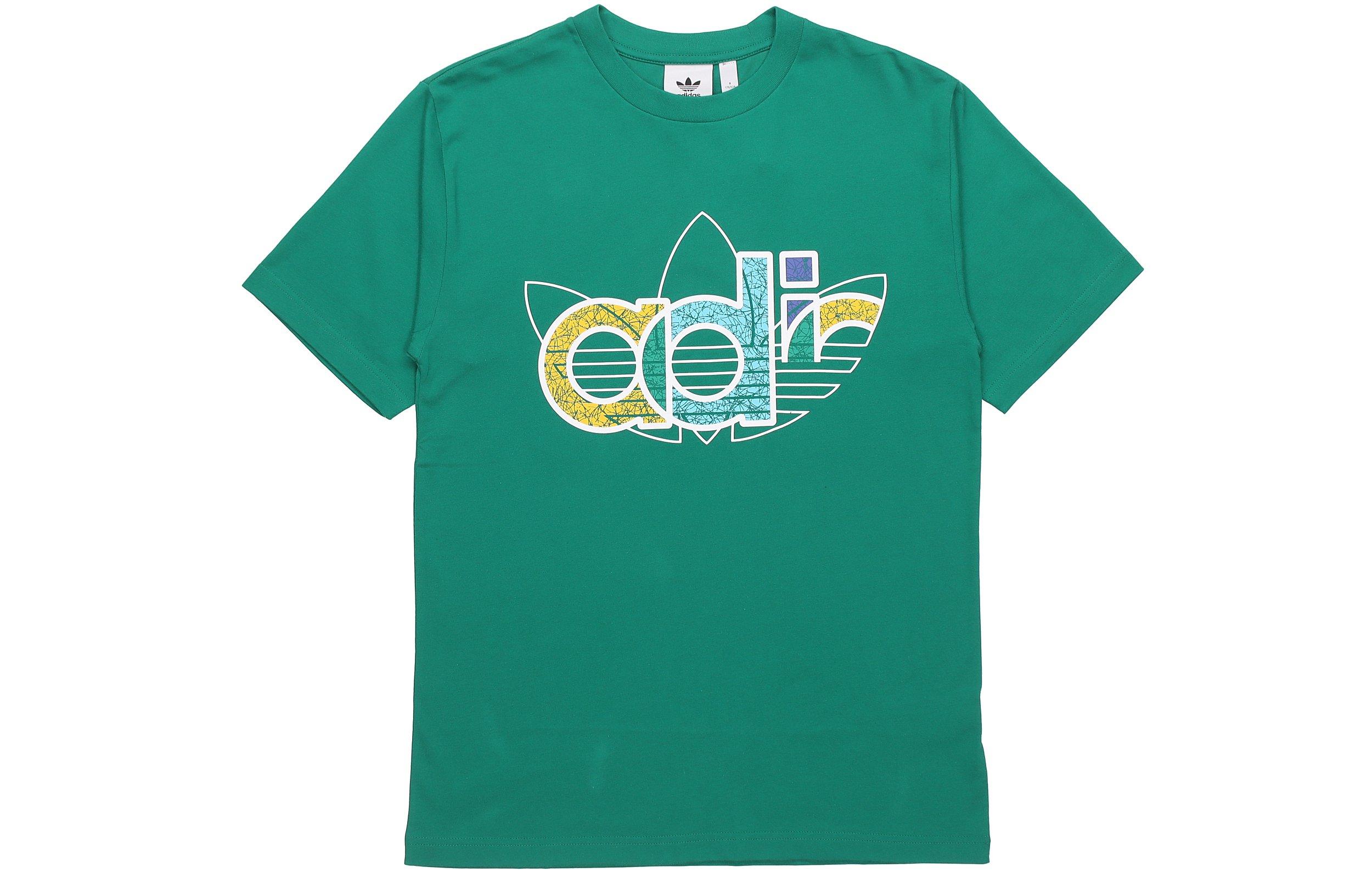 Adidas Originals T Shirt Men s Peacock Green FM1574 S