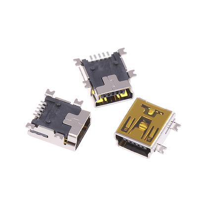 10/20ks Mini USB zásuvka Konektor 5pinový SMD typ USB port pro nabíjení ze zadní strany Datové porty pro mobilní telefon
