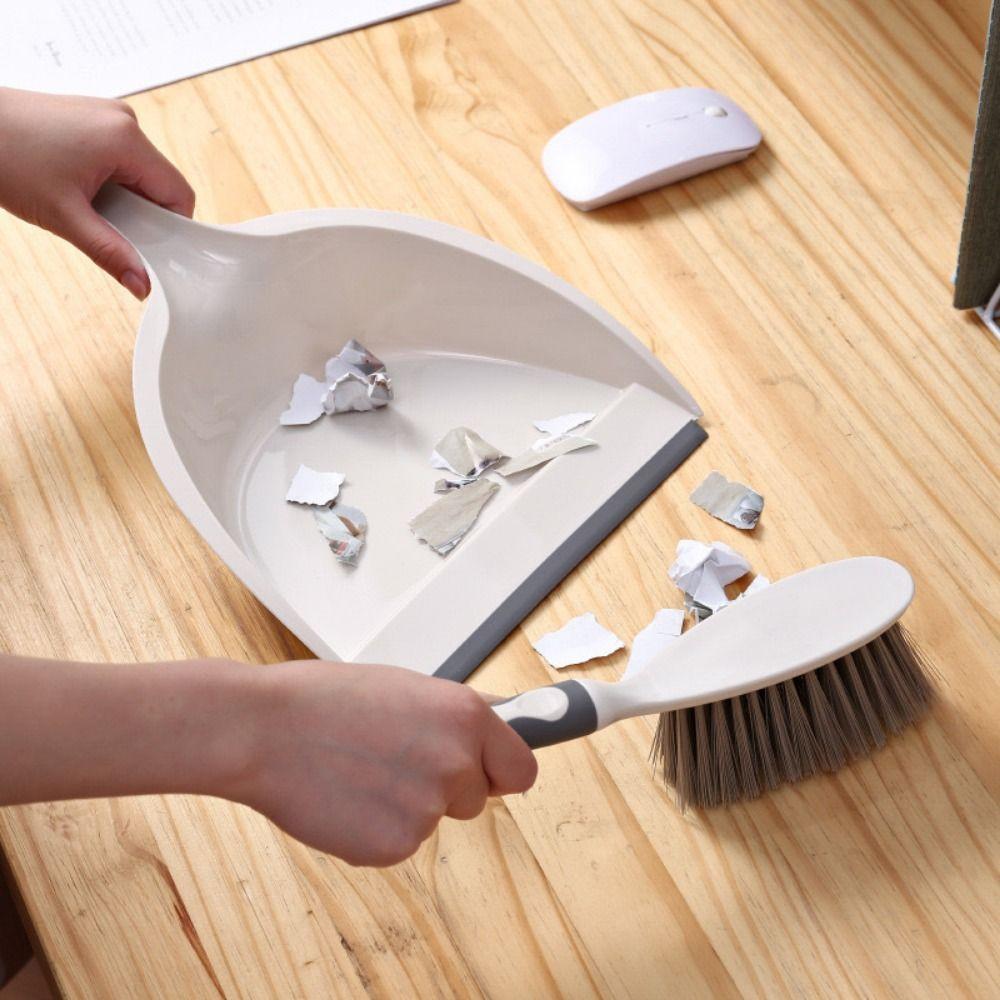 Handheld Mini Dustpan and Brush Set Compact Handheld Sweeping Brush  Keyboard Cleaning