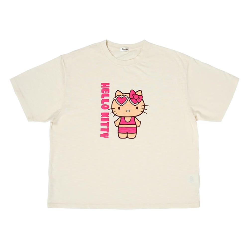 Sanrio Oversized T-shirt Hello Kitty Ivory 824828