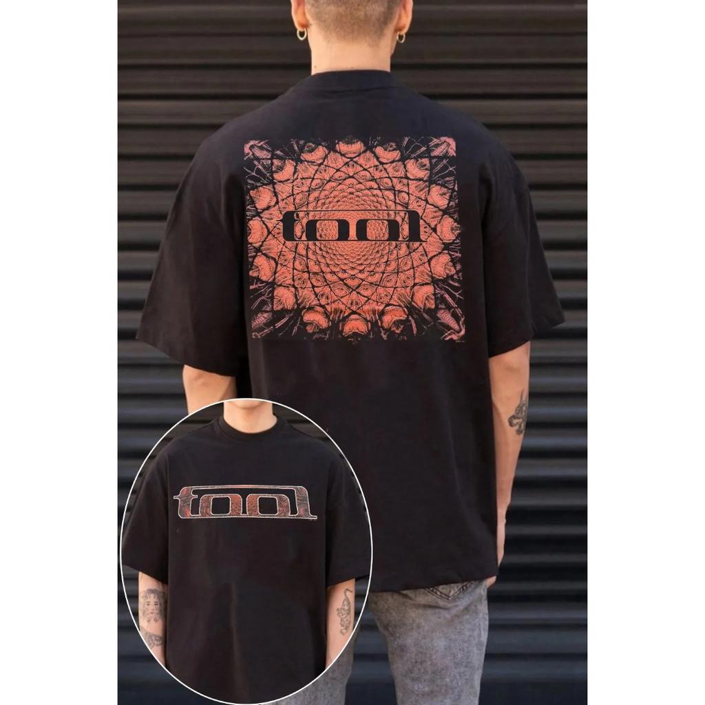 T-shirt Grafica Tool Uomo Donna Grafica Band Pesante Streetwear Oversize Y2k Casual Larga Manica Corta Unisex T-Shirt Abbigliamento Femminile Maschile