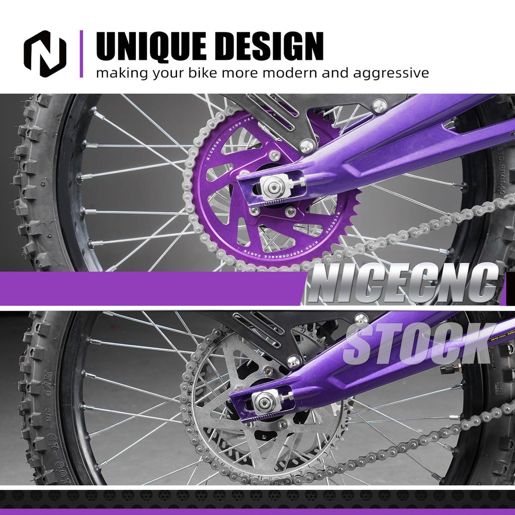 NICECNC For Surron Light Bee X 48T Rear Sprocket Aluminum For Sur-ron Light Bee S L1E For Segway X160 X260 Electric Dirt Bike