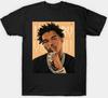 LIL BABY Short Sleeve  Mens Unisex S-3XL White Black Art Unisex T-Shirt