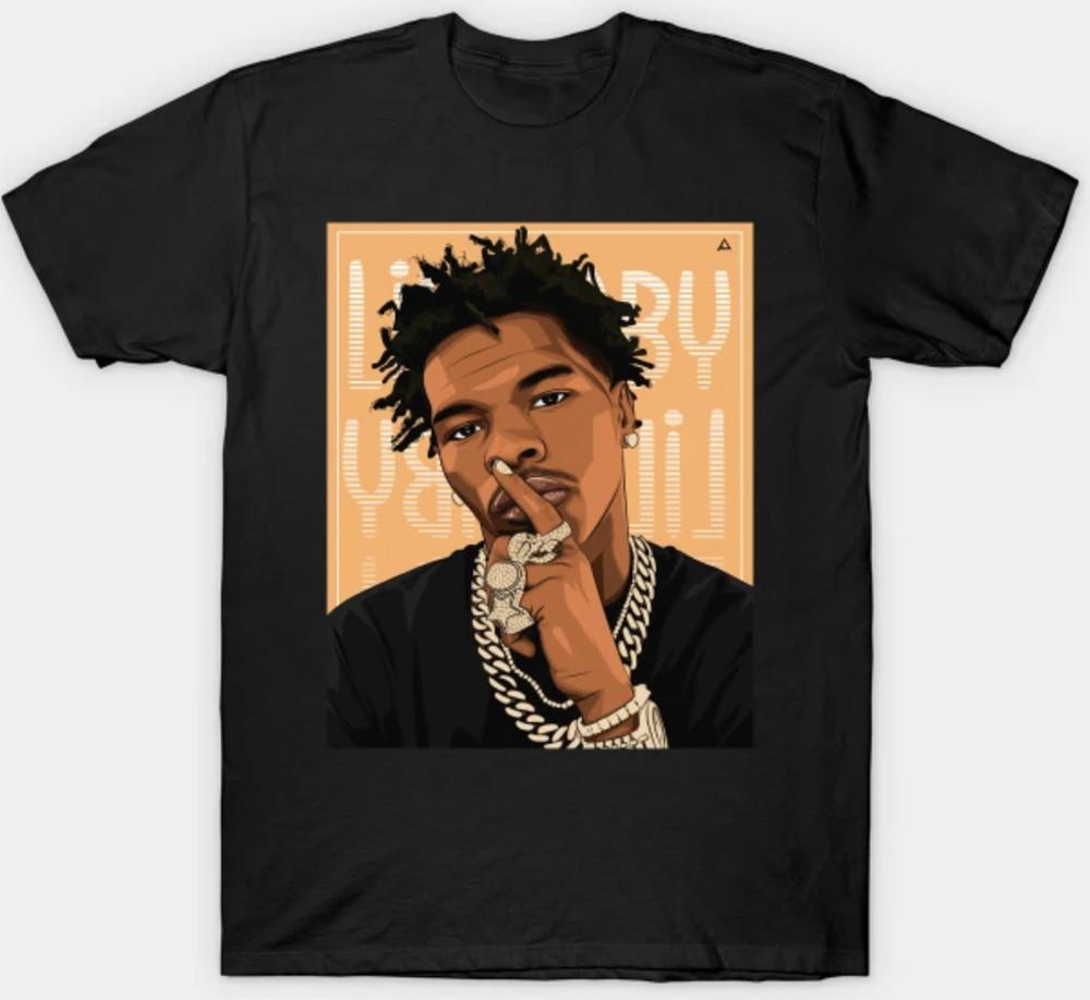 LIL BABY Short Sleeve  Mens Unisex S-3XL White Black Art Unisex T-Shirt L