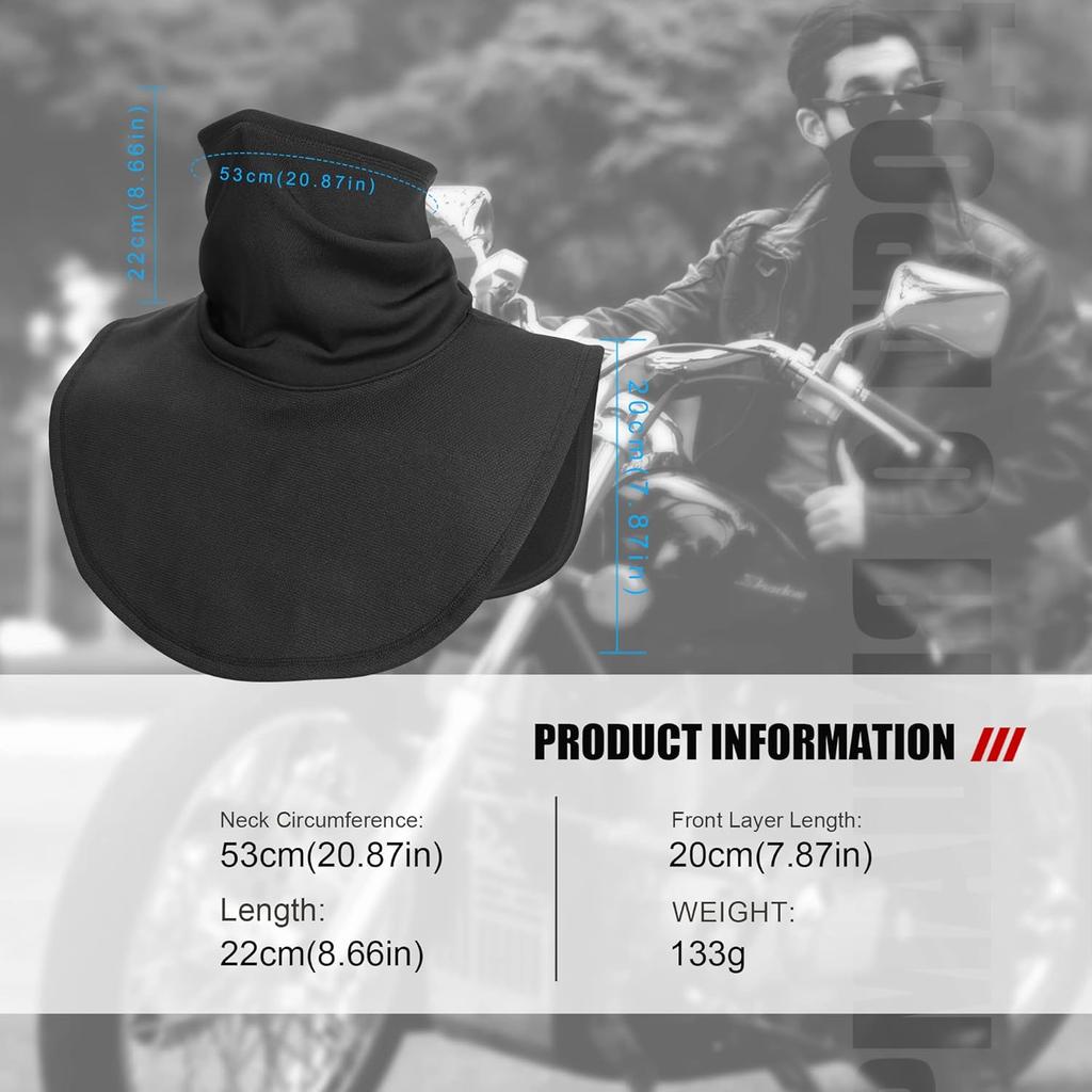 Motorcycle Neck Warmer Winter Neck Cover Gaiter Half Face Mask Windproof And Keep Warm For Men Women