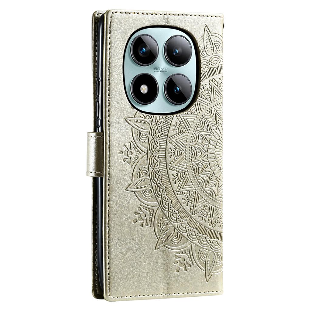Embossed Flower Card Solt Wallet Leather Case For Xiaomi Redmi Note 15 Pro Plus 14 13 12 11 14C 13 RFID Flip Bag Stand Cover