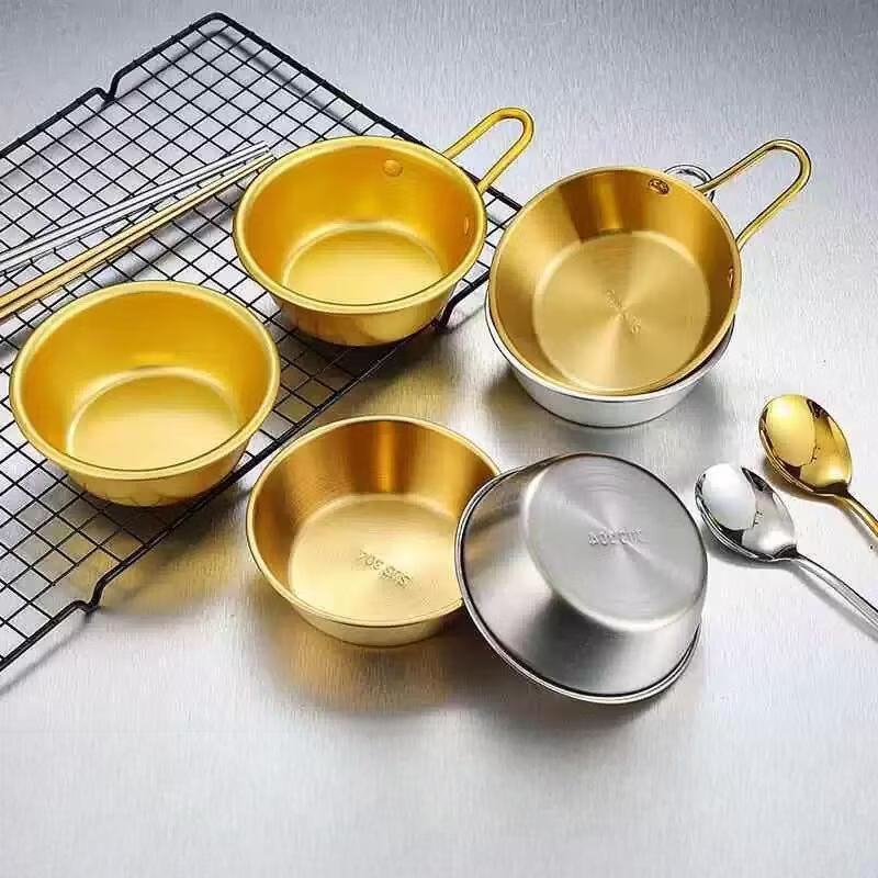 ZISIZ 304 Stainless Steel Multi-Purpose Bowl with Handle