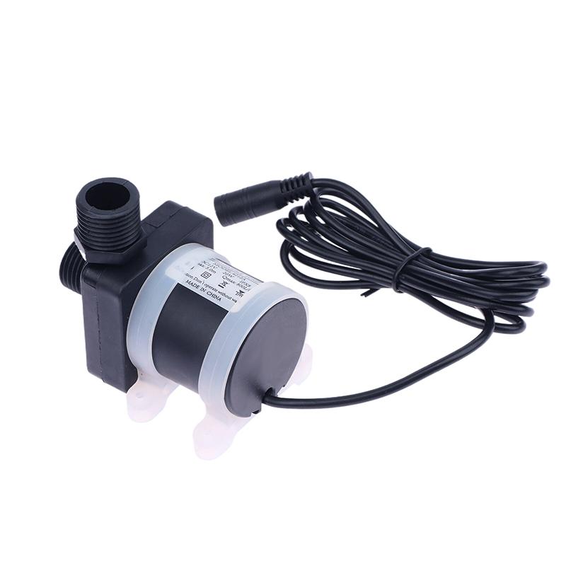 Bomba de refuerzo para calentador de agua, ducha, calefacción por suelo radiante CC 12V 24V IP68 Silenciosa Rosca de 4 puntos Motor sin escobillas Solar Bomba de agua
