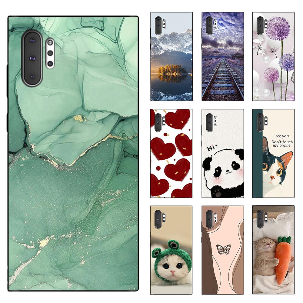 Shockproof Cover For Samsung Galaxy Note 10 Plus Case Soft Silicone Back Cover For Samsung Galaxy Note 10 Cases Shell Cover Para