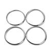 4pcs/set ABS Chrome trim decoration light bar Speaker Ring sticker case For Chevrolet Cruze sedan hatchback auto accessories