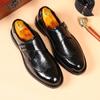 Fashion British Style New Oxford Shoes Men's Thick Soled Carved Blok Wedding Leather Shoes High-quality Designer Business Formal Loafers