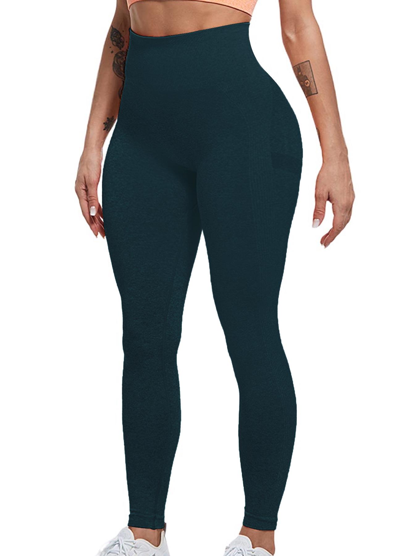 

Популярные в Европе и Америке бесшовные брюки для йоги с высокой талией, подтягивающие бедра и контролирующие живот Extra Large