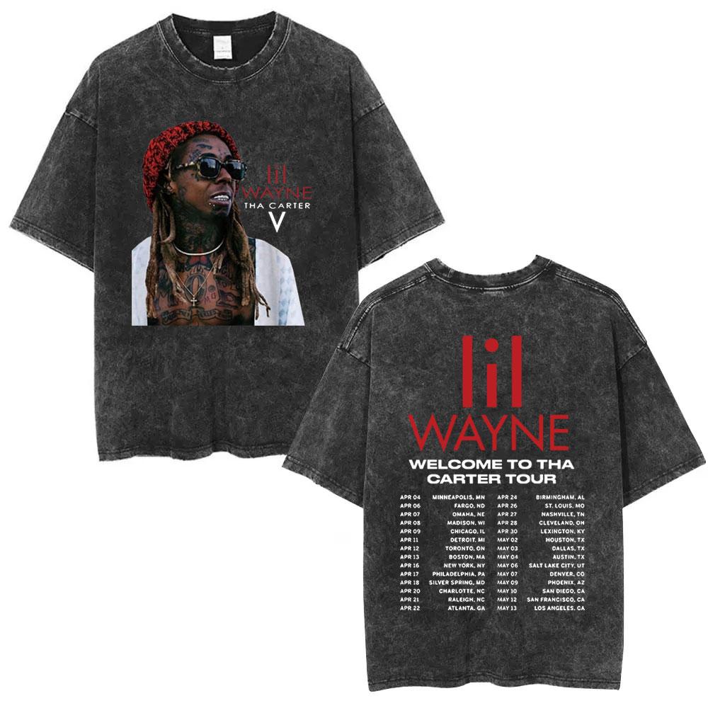 Washed Vintage Rapper Lil Wayne I Am Not A Human Being Graphic Tshirts Men Women Fashion Hip Hop Short Sleeve Oversized T Shirt