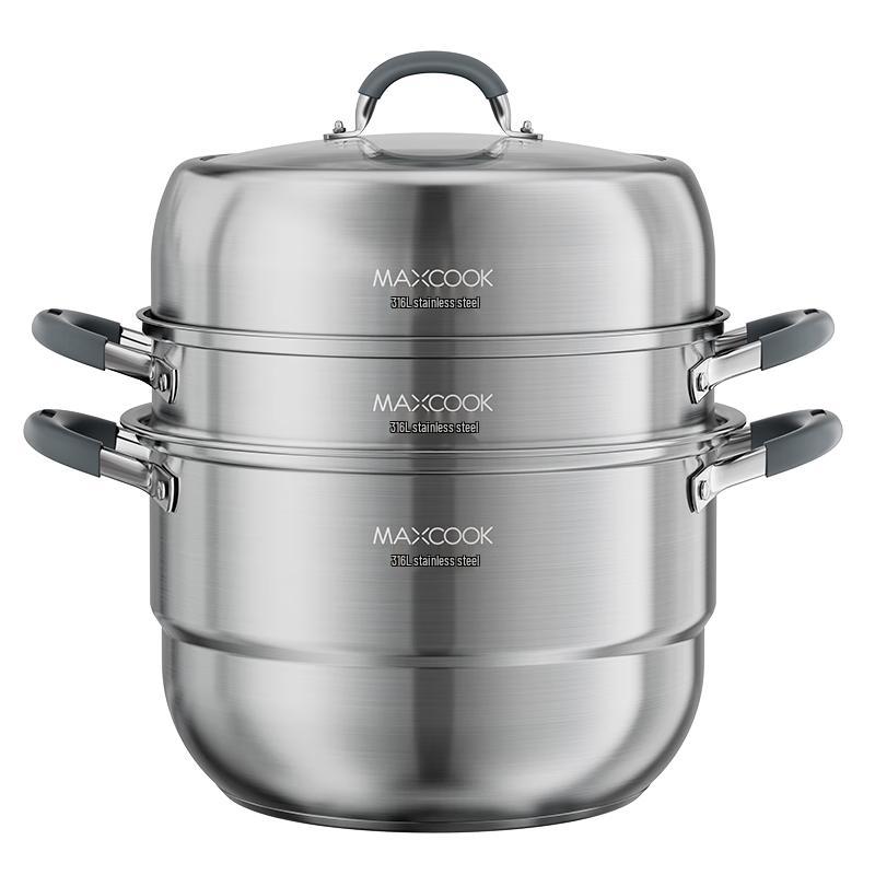 Maxcook 316L Stainless Steel Steamer Pot