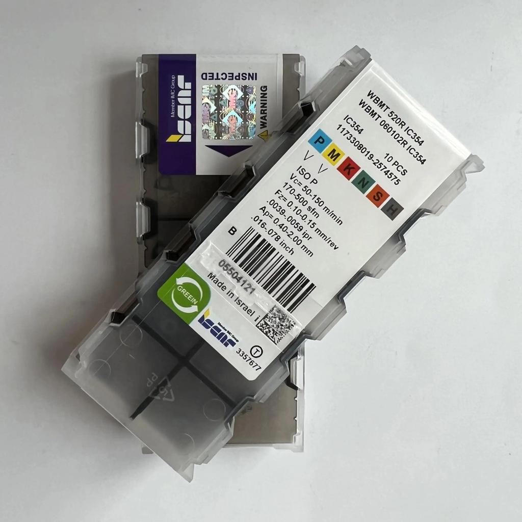 ISCAR / WBMT060102R IC354 /Industrial indexable Carbide Inserts 10 PCS