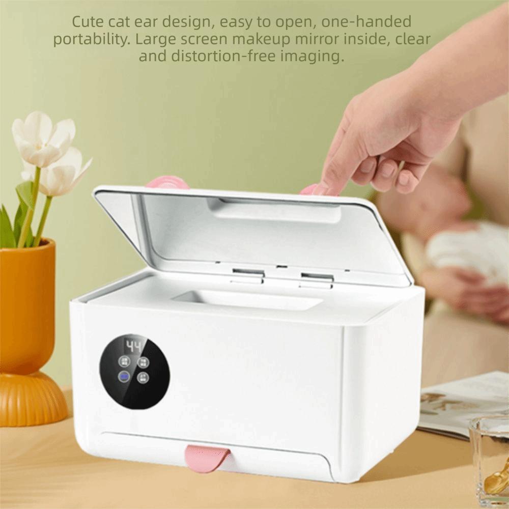 Safe Wet Wipes Dispenser Adjustable Wet Tissue Heater Baby Wipe Warmer Baby Shower