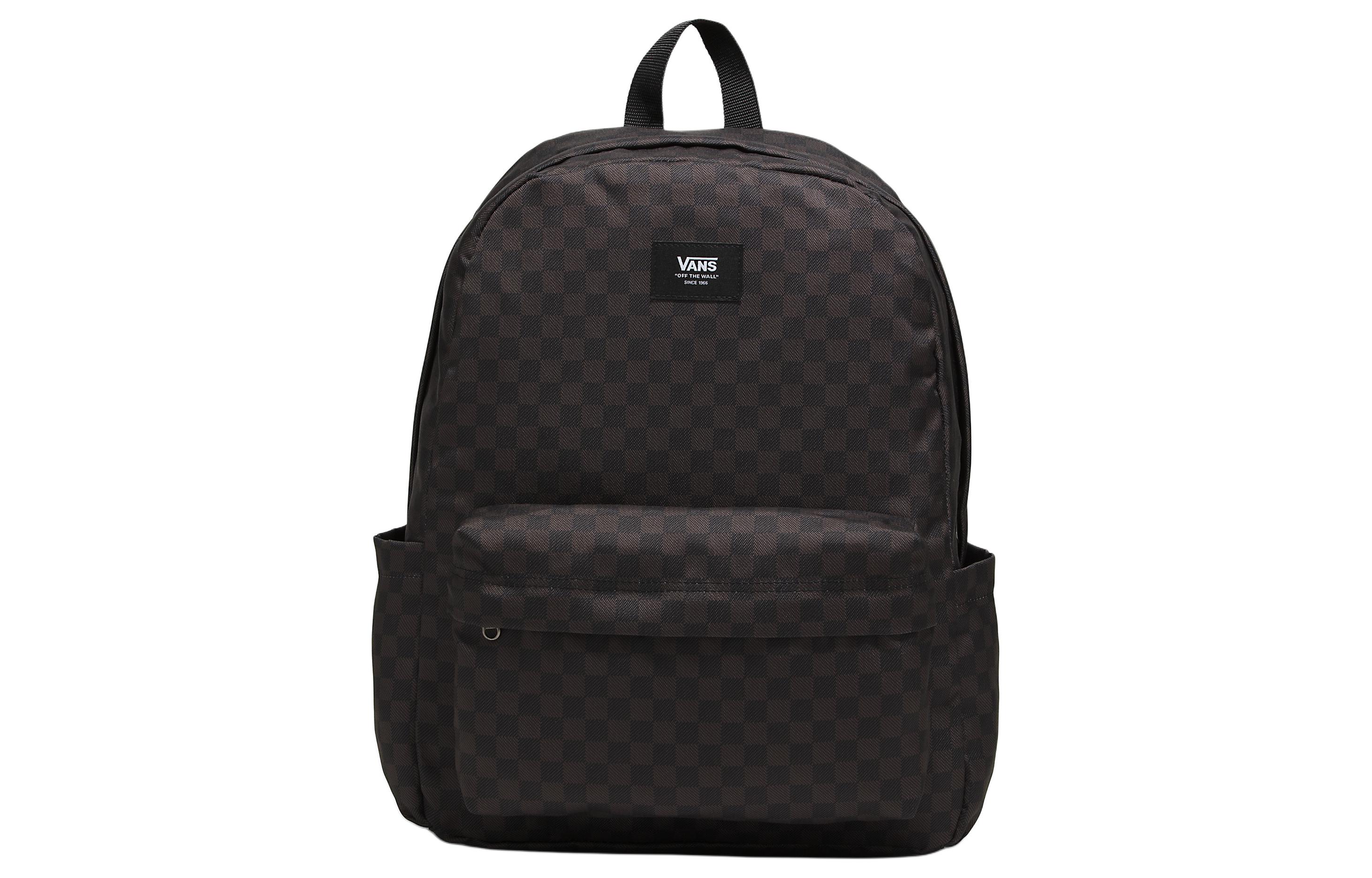 Vans Recycled Polyester Backpack Regular Unisex Black Charcoal VN000H4XBA5