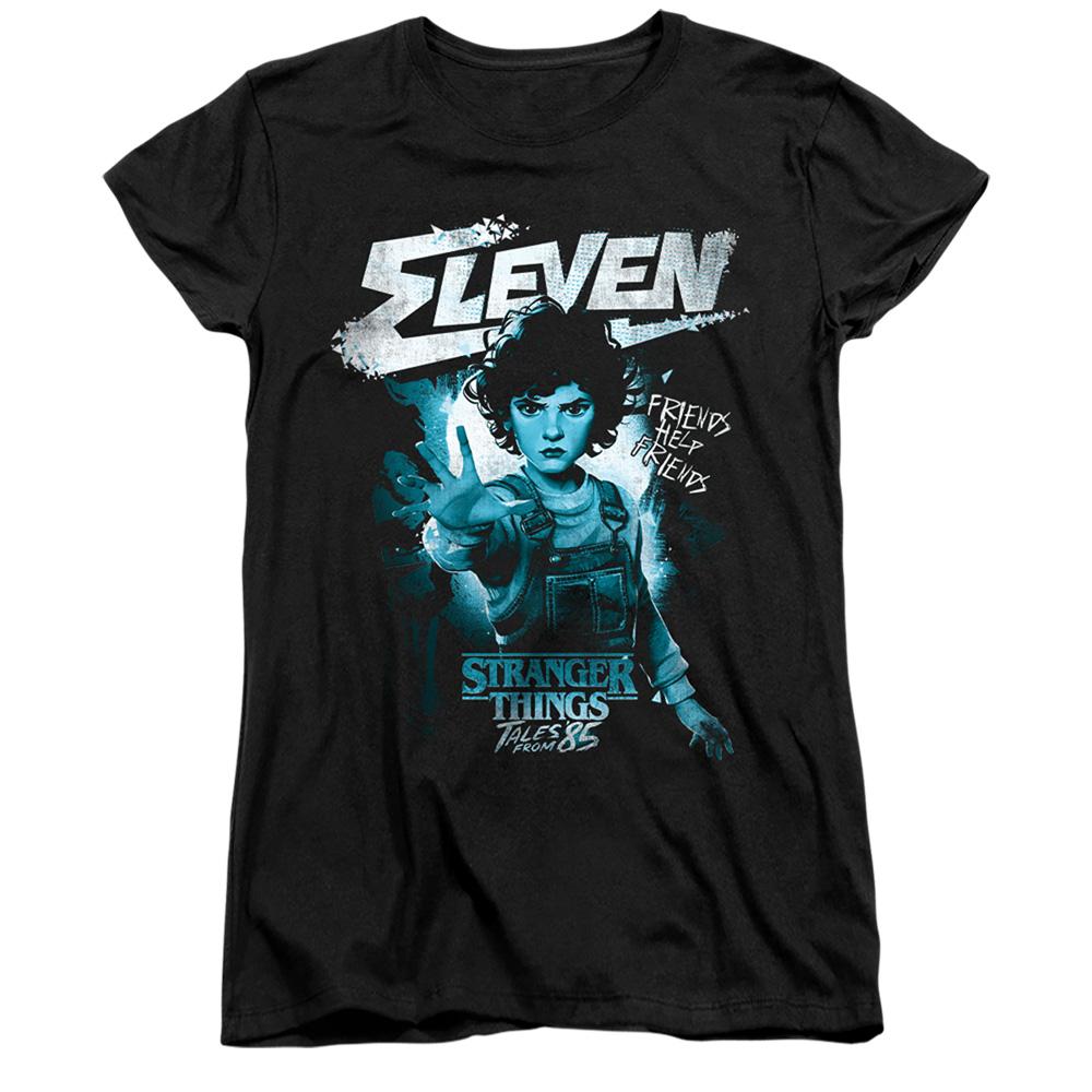 Stranger Things: Tales from Â´85 Womens/Ladies Eleven Mono Capped Sleeved T-Shirt