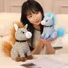 22/30CM Kawaii Zittend Paard Pluche Speelgoed Schattig Rinkelend Kleine Pony Speelgoed Knuffel Zacht Dier Pop Kamerdecoratie
