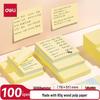 Deli 7732 Repositionable Sticky Notes (76x51mm, 12-Pack)