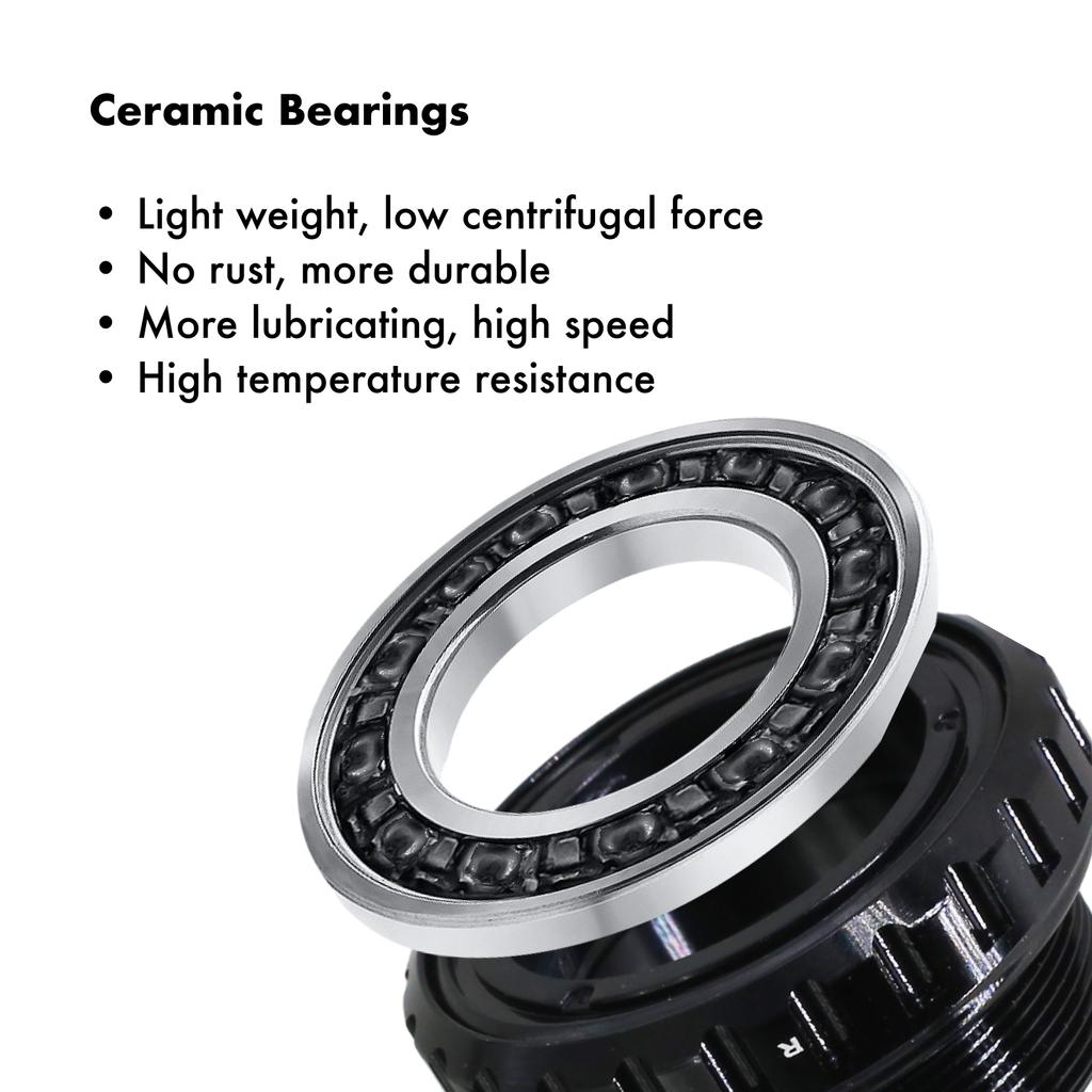 DJC DUB Bottom Bracket 29mm BSA English Threaded BB for SRAM DUB 68/73mm MTB Road Bike Ceramic Steel Bearing 28.99mm Spindle
