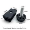 M8 Adjustable Table Leg Foot Pad with Height Adjustment Screw
