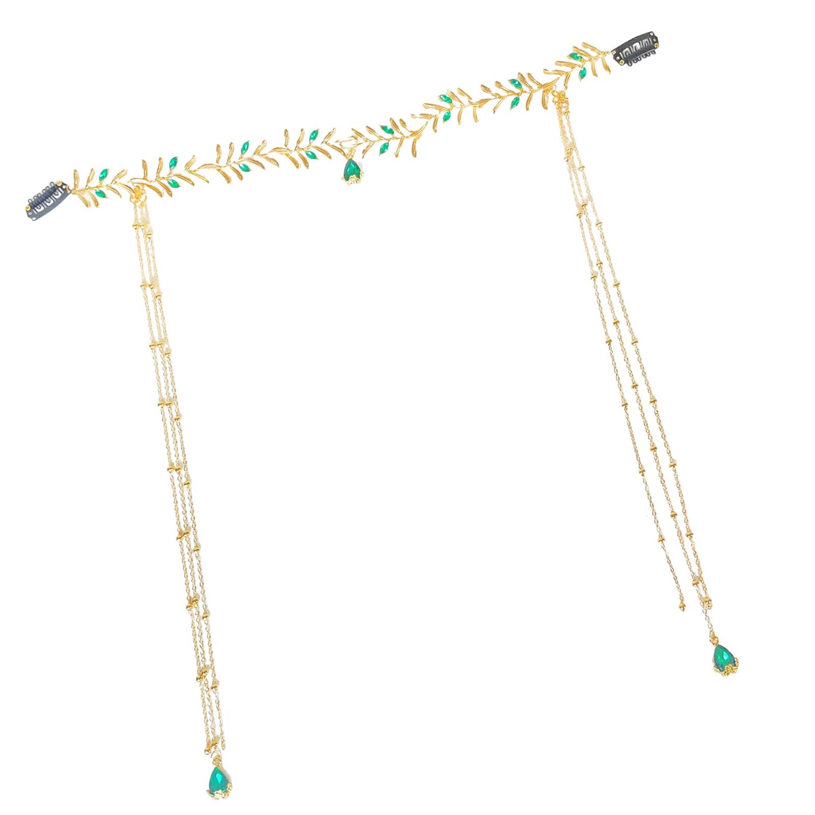 

Уникальный аксессуар-повязка с кисточками Стильная повязка с кисточками и стразами Уникальный головной убор для особых случаев