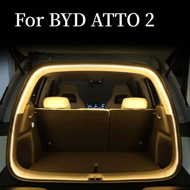 Trunk Ambient LED Light Strip and Tailgate Lamp for BYD ATTO 2 Interior Lighting Modification