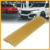 12 Pcs 7mm x 200mm Hot Glue Sticks Auto Body Paintless Dent Removal Repair Yellow for Car Replacement