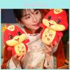 Golden Snake Plush Toy Adorable Zodiac Animal Figurine Soft Pp Cotton New Year Gift