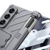 Hard Armor Magnetic Hinge Protection Hard PC Phone Cover for Samsung Galaxy Z Fold 6 Case with Pen Slot Bracket Screen Protector