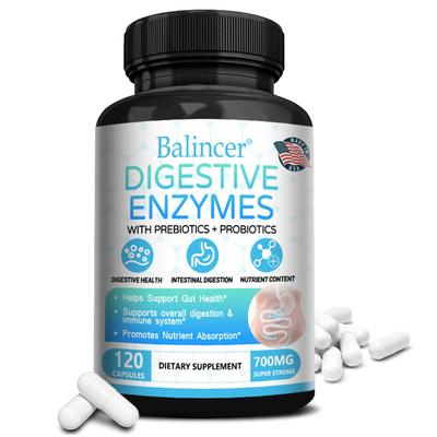 Digestive Enzyme Capsules Probiotics Probiotics 120 Capsules To Aid Intestinal Digestion and Relieve Bloating