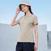 CAMEL Women's Cotton-Feel Breathable Slim Fit T-Shirt
