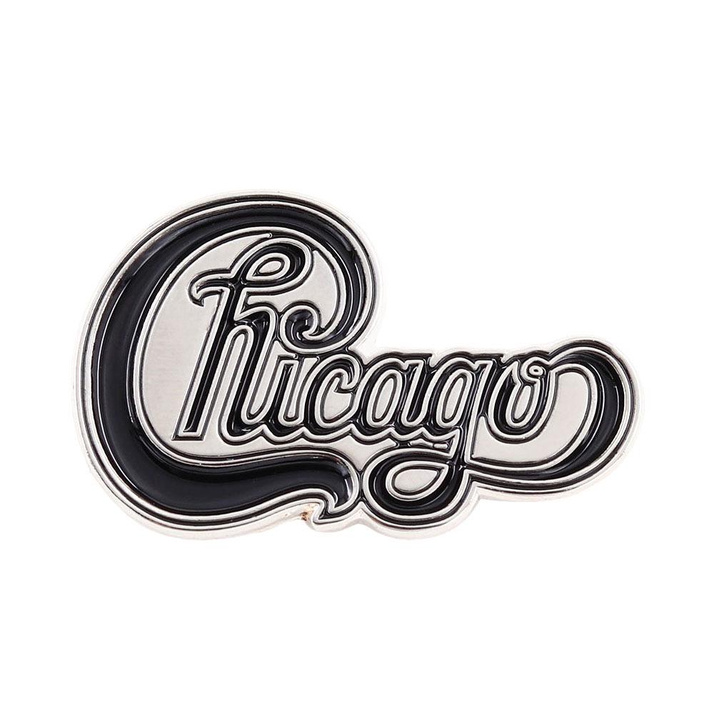 Chicago Choir Logo Enamel Brooch: Classic Band Lapel Pin Badge for Fans