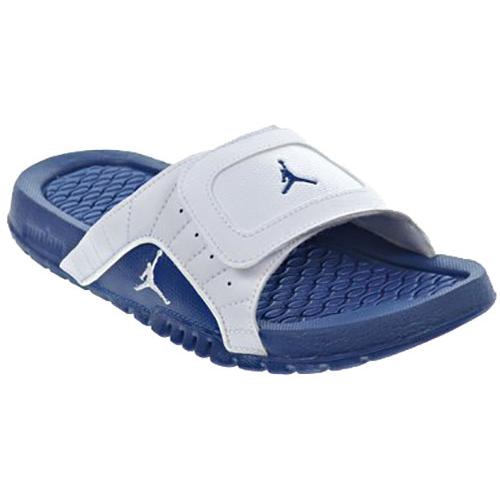 New JORDAN Hydro 12 Retro WhiteFrench Blue Gs 820267-107