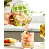 Portable 2-in-1 Ice Cube Mold Summer Cold Water Bottle with Straw Zero Contact Easy Demould Silicone Ice Cube Maker