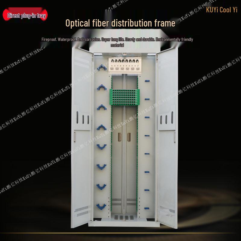576-Core Fiber Optic Distribution Cabinet with Configurable ODF Tray for 288, 576, or 720 Cores