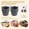 Silicone Air Fryer Egg Mold Reusable Nonstick Silicone Egg Liners Poached Egg Cups for Microwave Stovetop Egg Cooking