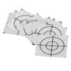 50Pcs Reflector Target Sticker Self Adhesive Reflective Tape for Total Station Measurement 6x6cm   2.36x2.36in