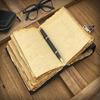 Vintage Leather Black Journal Third Eye Stone Journal Spell Witch, Book of Shadows, Best Gifts For Men Women