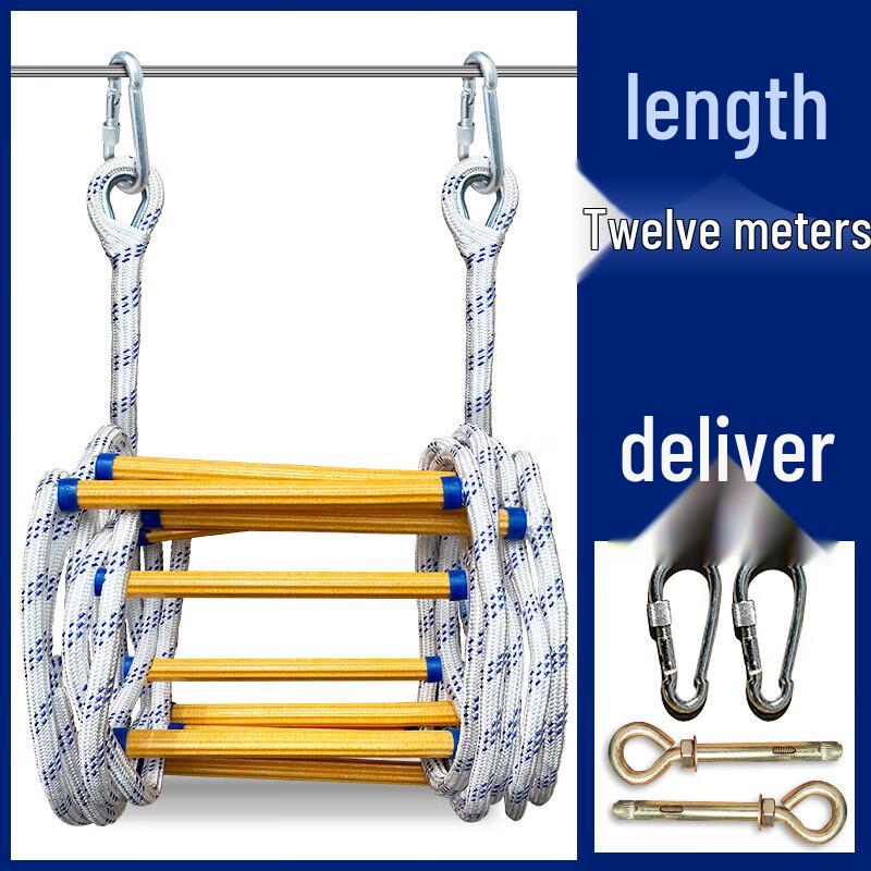 12-метровая аварийная веревочная пожарная лестница