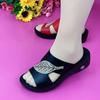 Slippers Women's Summer Wear Flat Non-slip Middle-aged Mother Shoes Wedge Heel Fashion Cool Slippers Women's Sandals Summer