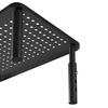 NANKIN black laptop monitor stand + drawer