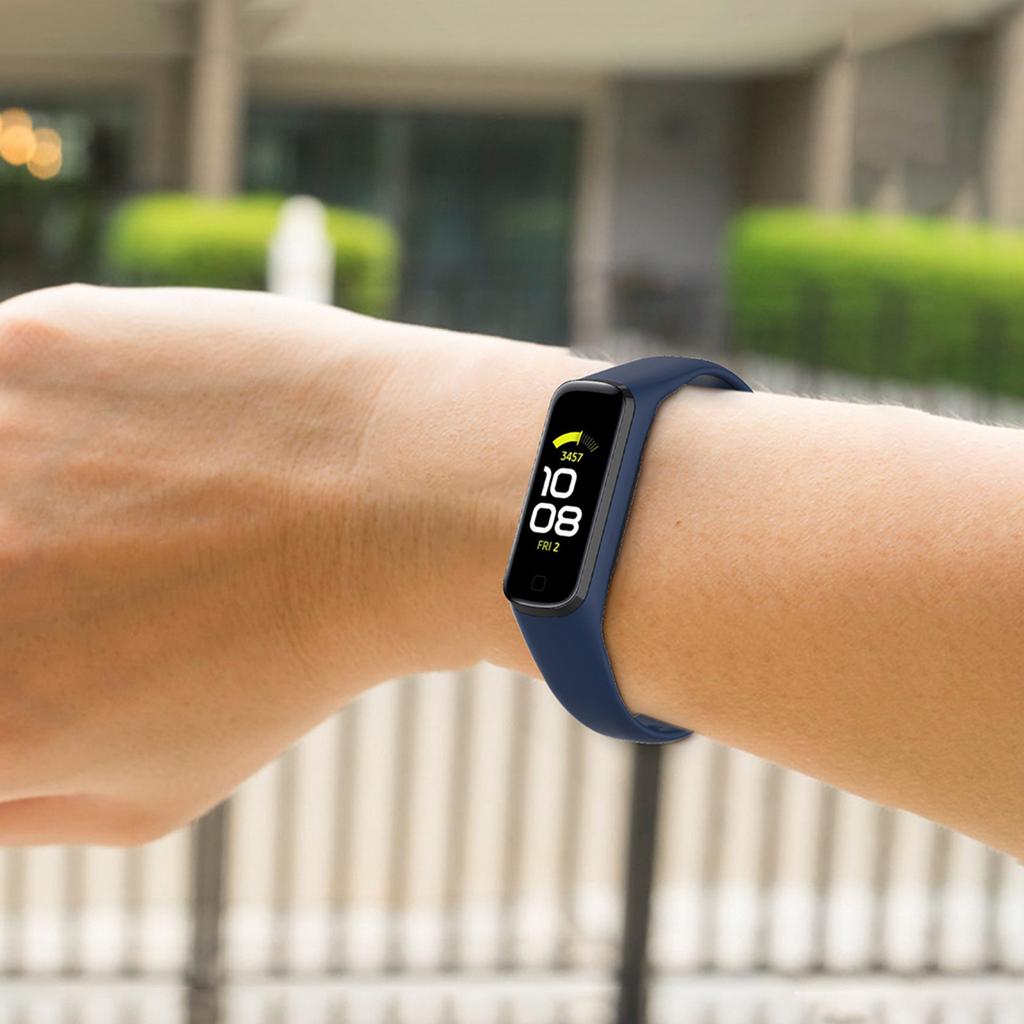 Quick Release Smartwatch Strap Washable Silicone TPU Wristband Bracelet for -R220/for Galaxy Fit2 SM R220