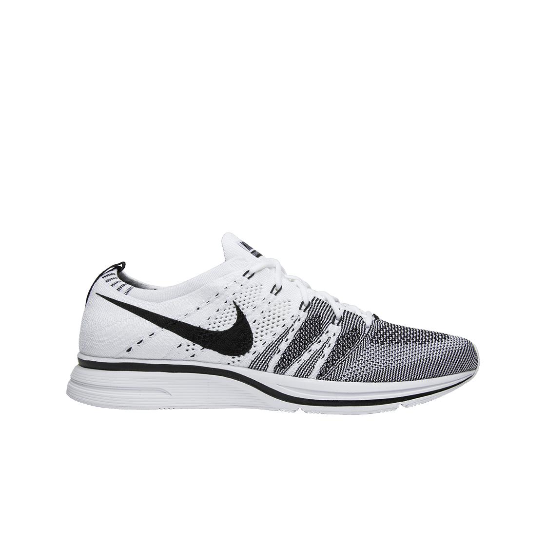 

Мужские кроссовки Nike Flyknit Trainer White Black 2017 AH8396-100