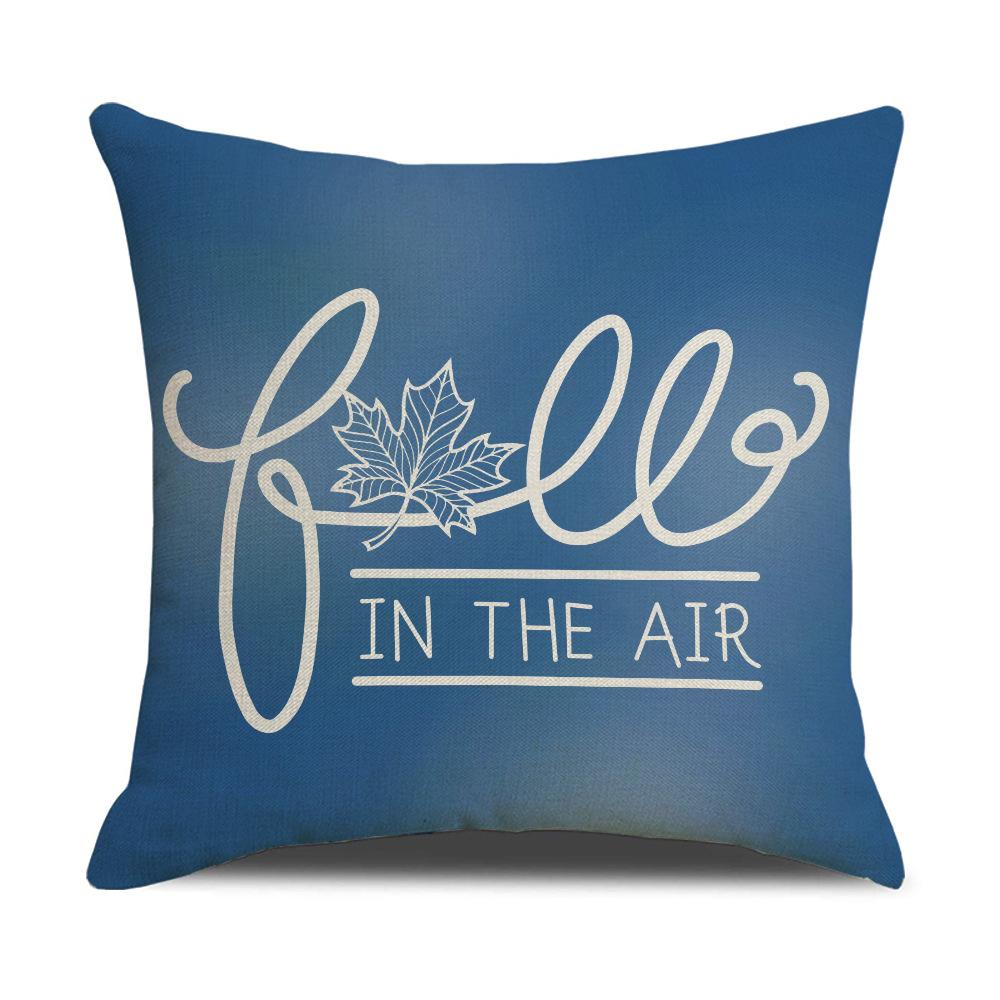 

Thanksgiving Pillow Cover Maple Leaves Autumn Harvest Festival Pillow Cover Sofa Cushion Combination Premium Durable 45 * 45Cm (excluding pillow core)