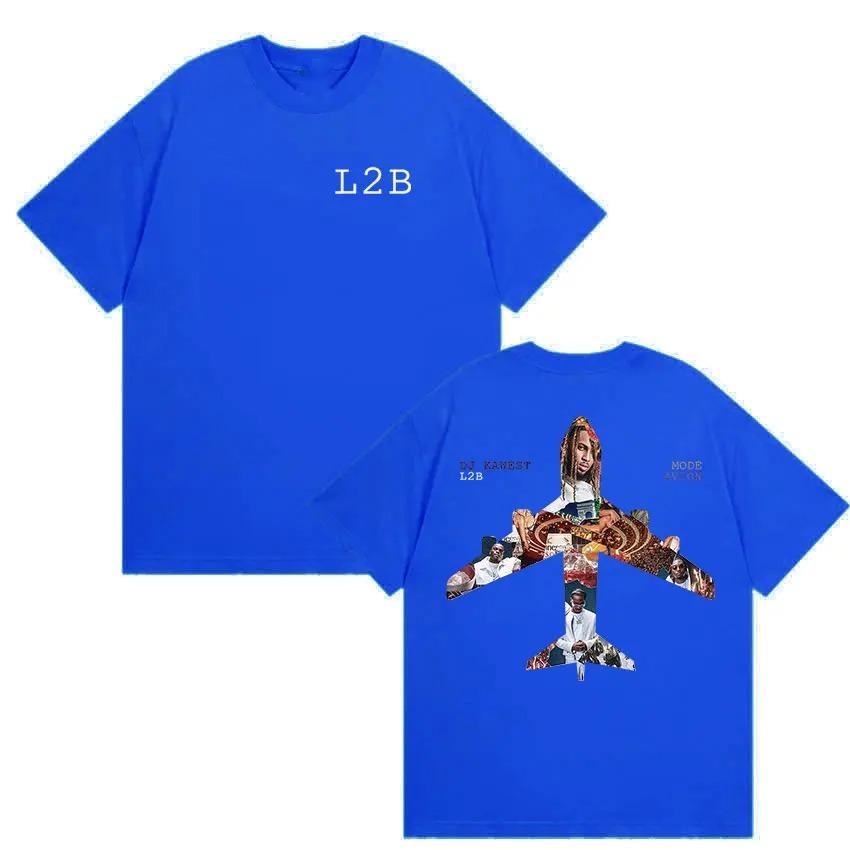 Rapper Nes Pour Briller L2B Tour 2026 Graphic T Shirts Men's Women Hip Hop Fashion Short Sleeve T-shirt Vintage Cotton Tees Streetwear